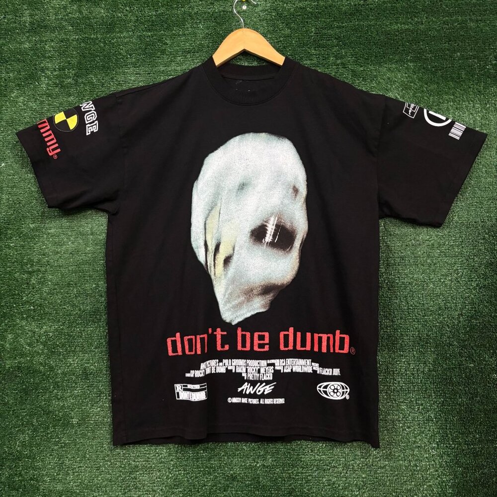 Asap Rocky Don't Be Dumb Crash Dummy T-Shirt Size Large